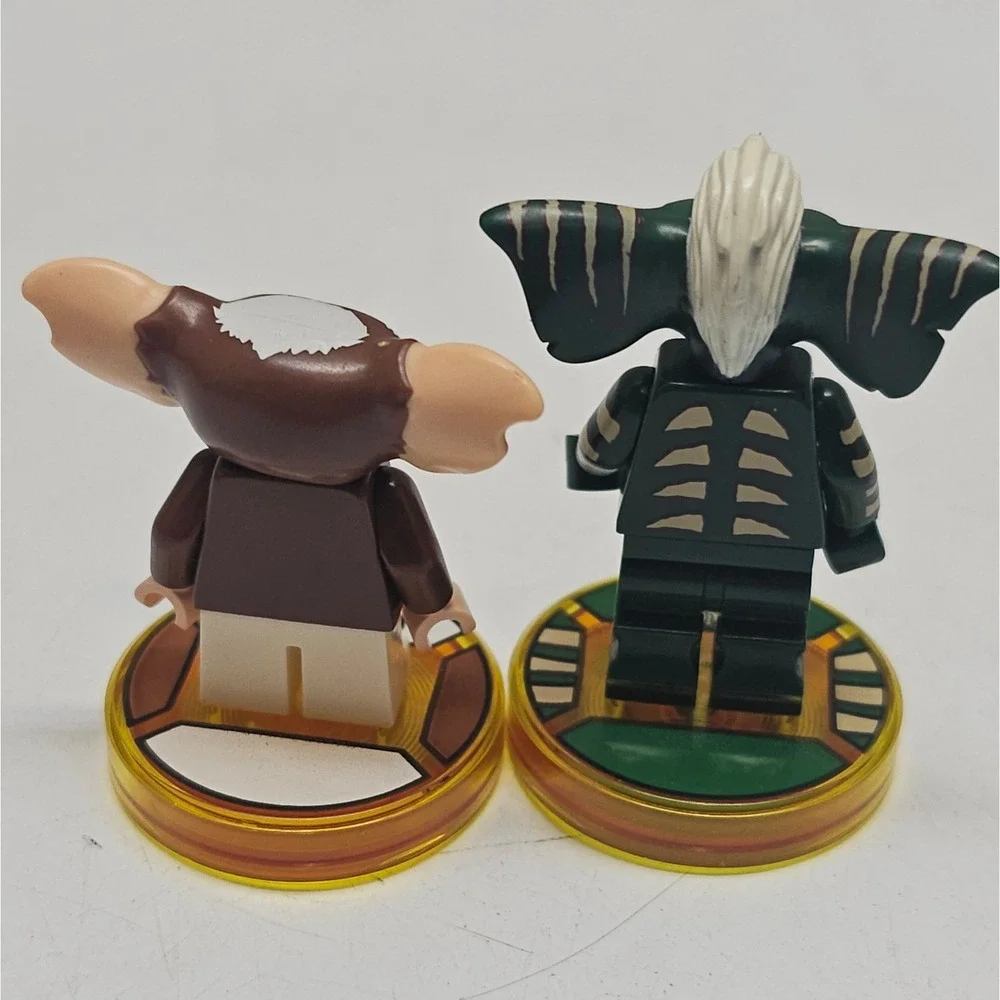 LEGO Dimensions Gremlins Team Pack Minifigures Gizmo and Stripe 71256 Toy Tags